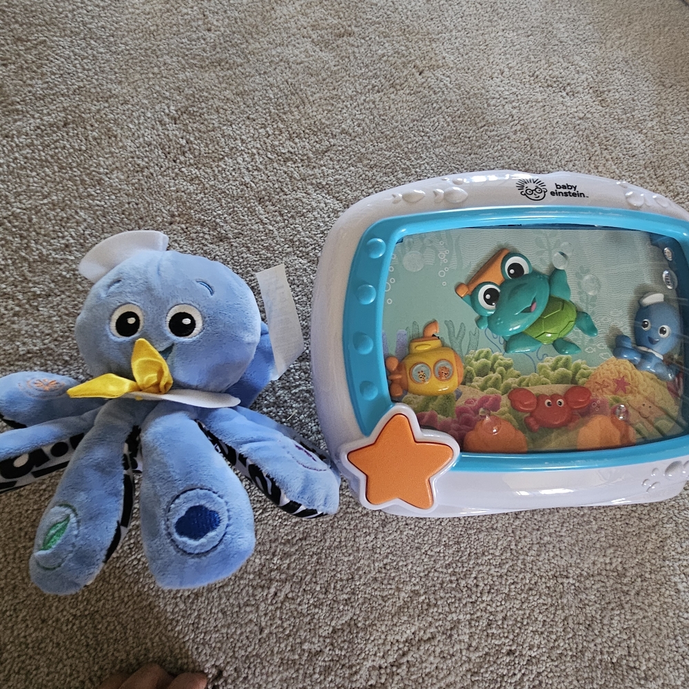 Baby Einstein Blue Octopus and Sea Adventure Toy Set
